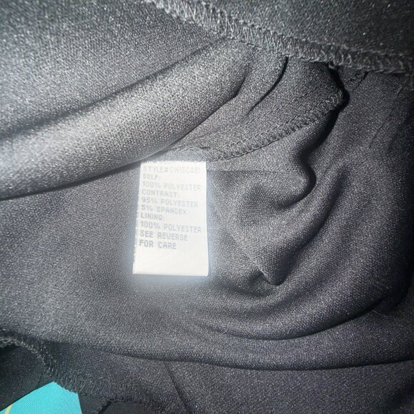 New 📌Sangria Handkerchief Multi-Colored Chiffon Dress with Cummerbund Waistline - Picture 15 of 16